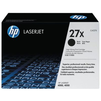 hp 27X Toner, Black Single Pack, C4127X hp 27X Toner, Black Single Pack, C4127X